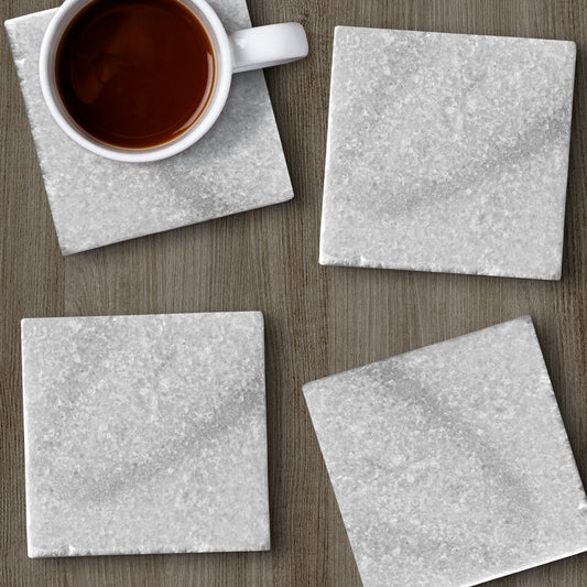 Natural Stone Coaster S/4