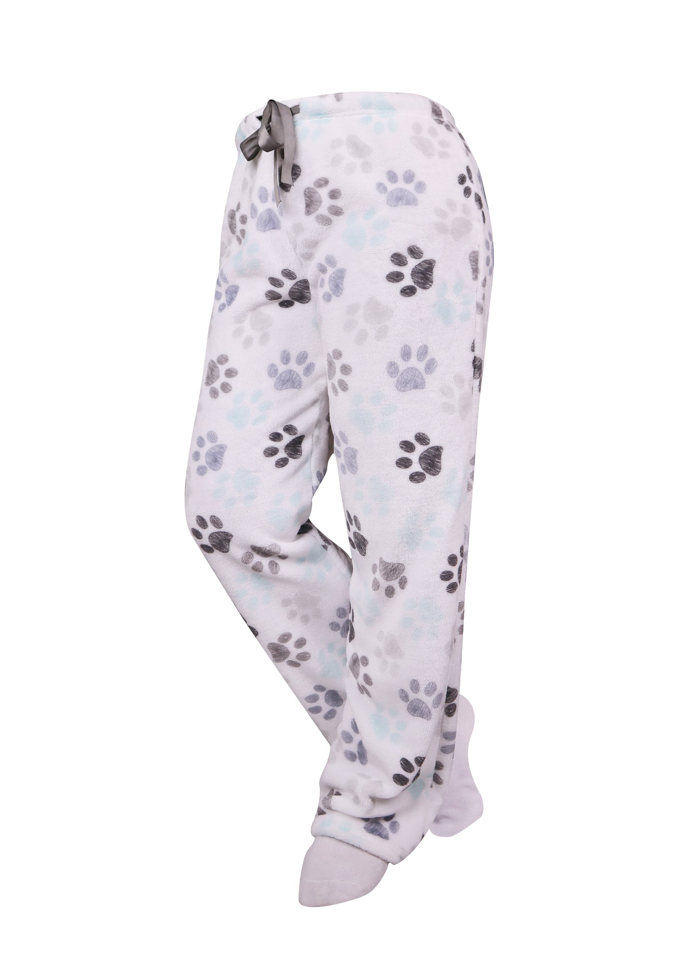 Paw Print Fleece Pants