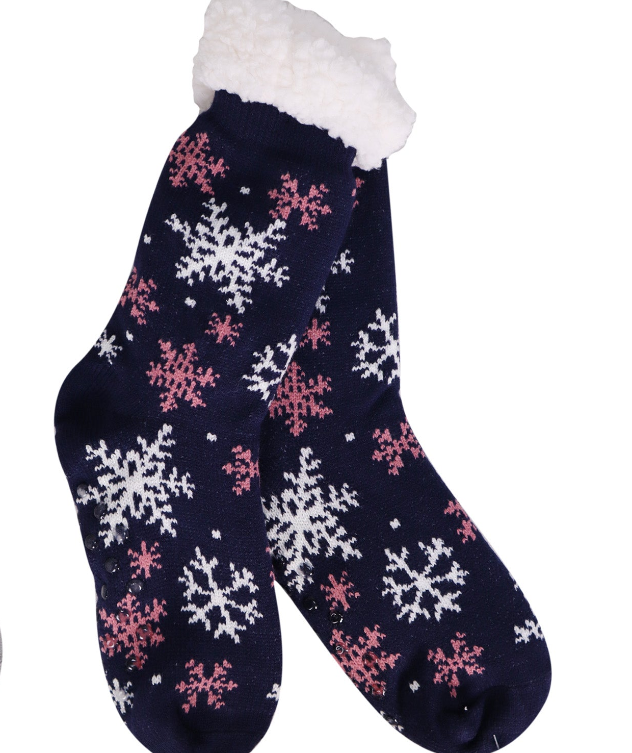 Snowflake Slipper Socks