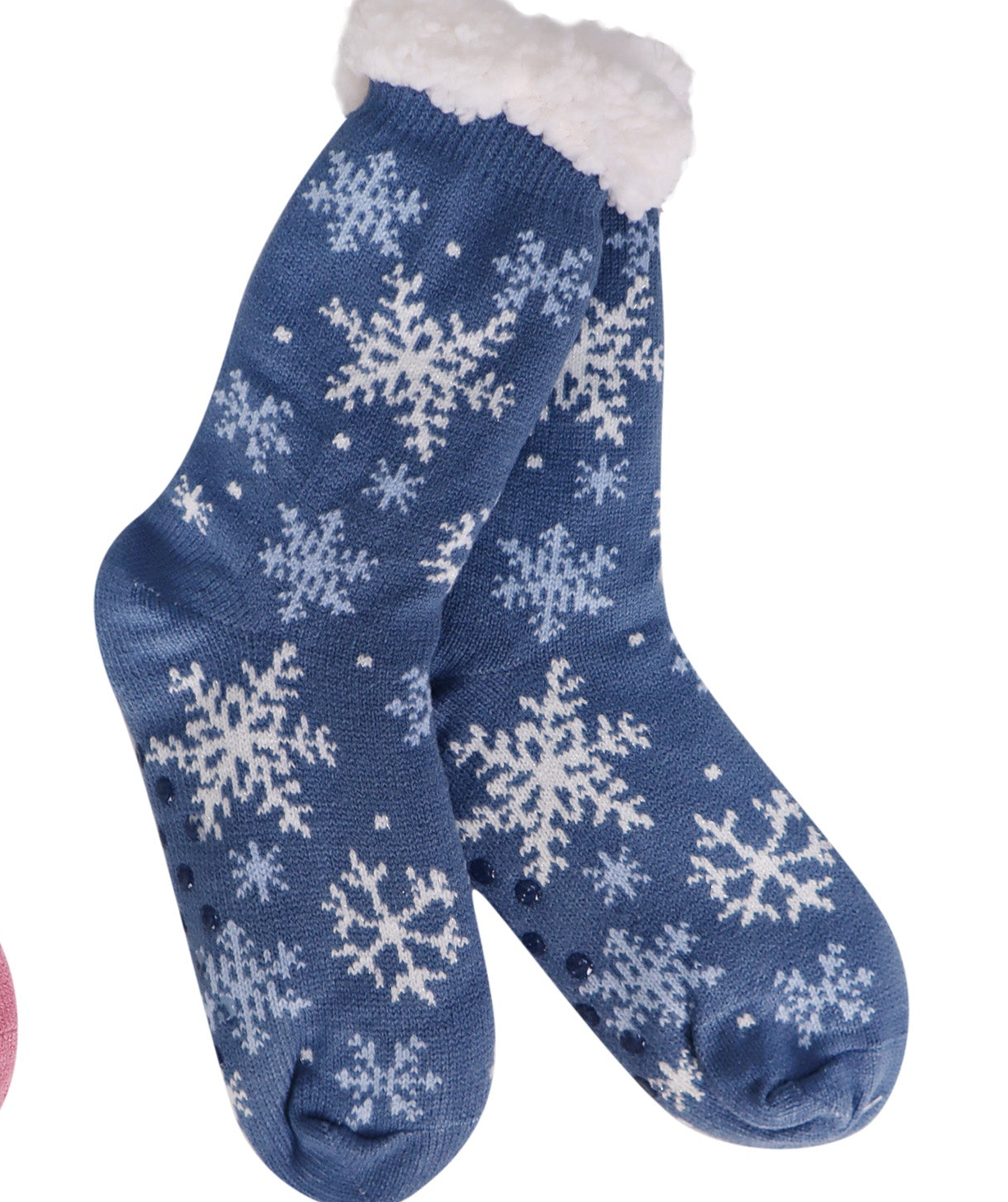 Snowflake Slipper Socks
