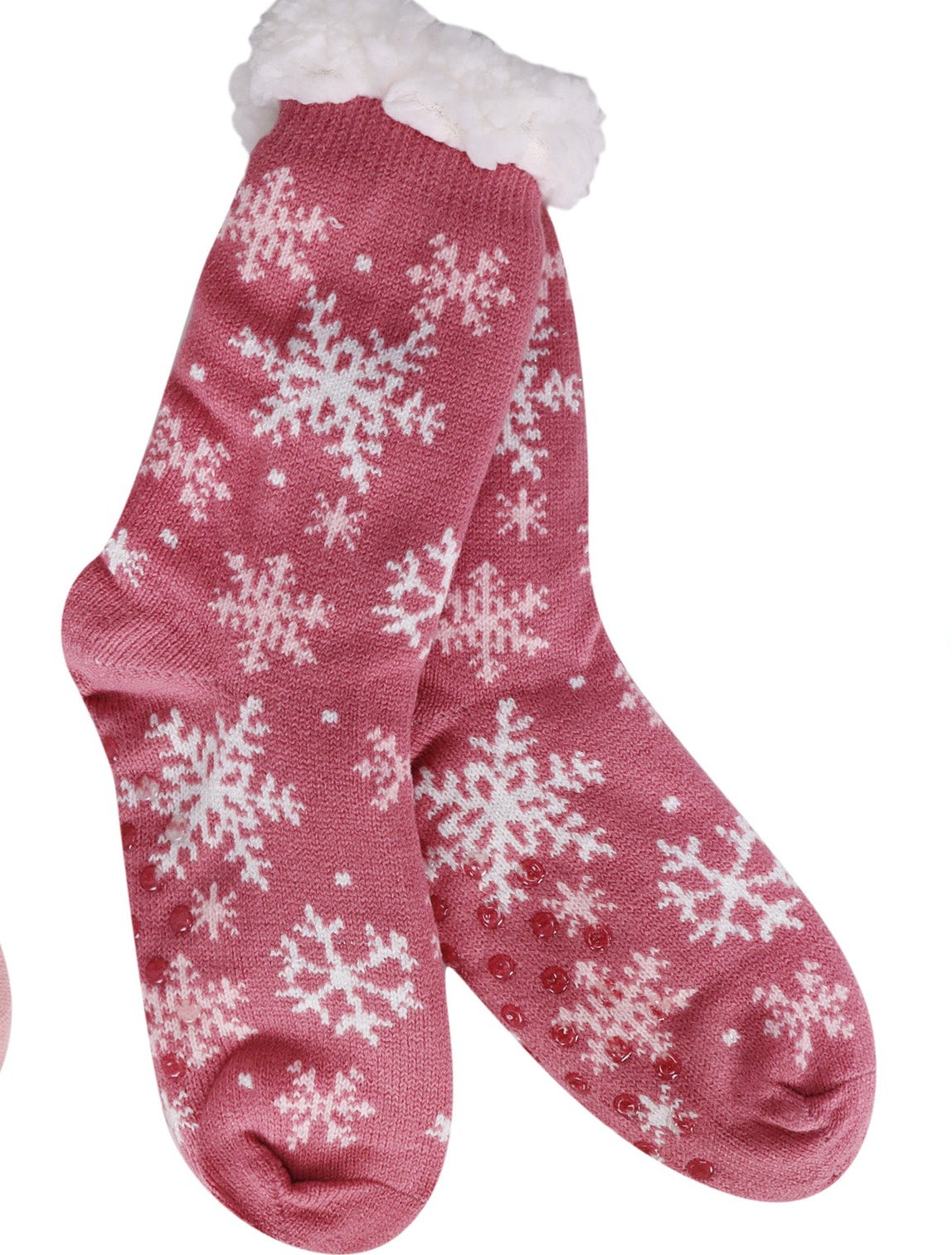 Snowflake Slipper Socks