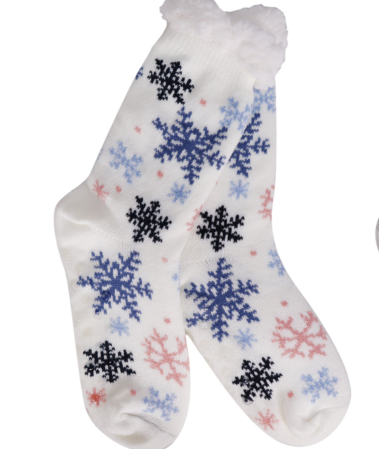 Snowflake Slipper Socks