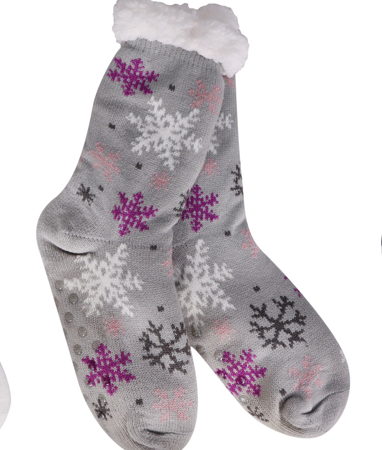 Snowflake Slipper Socks