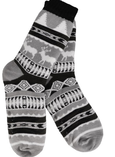 Elk Lodge Slipper Socks