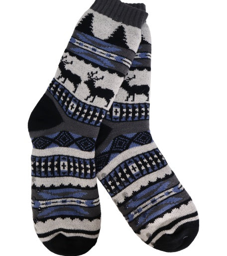 Elk Lodge Slipper Socks