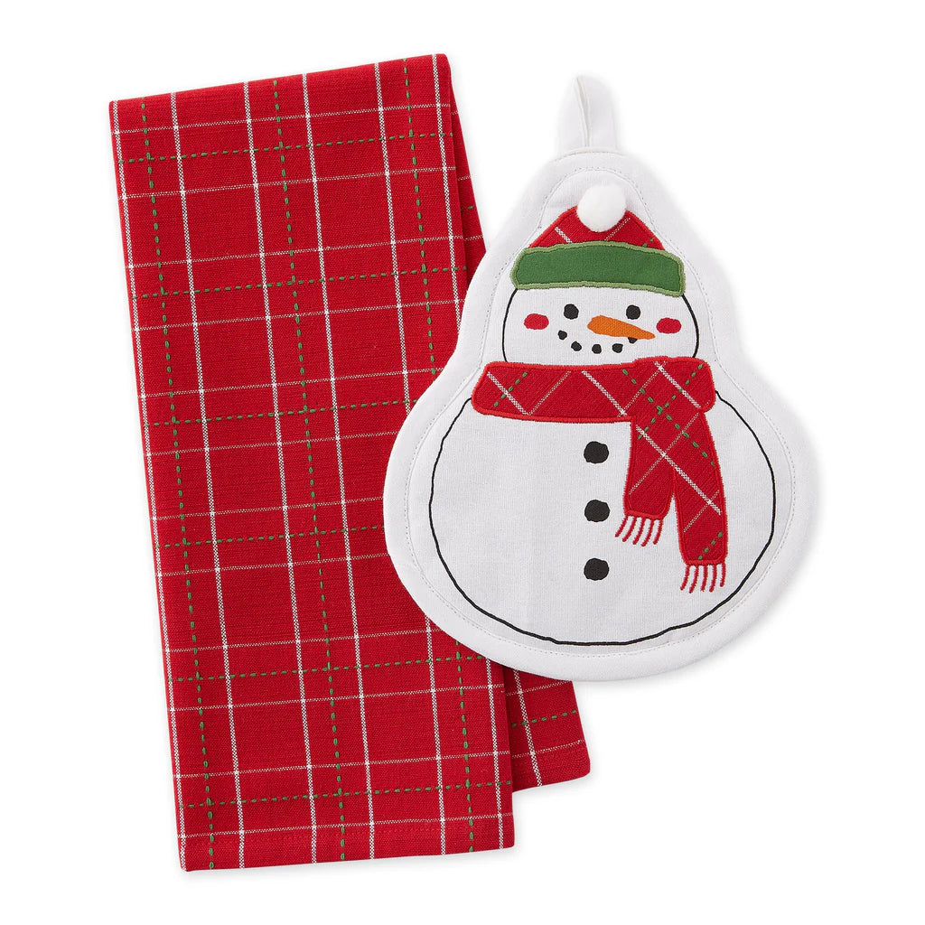 Snowman Potholder Set