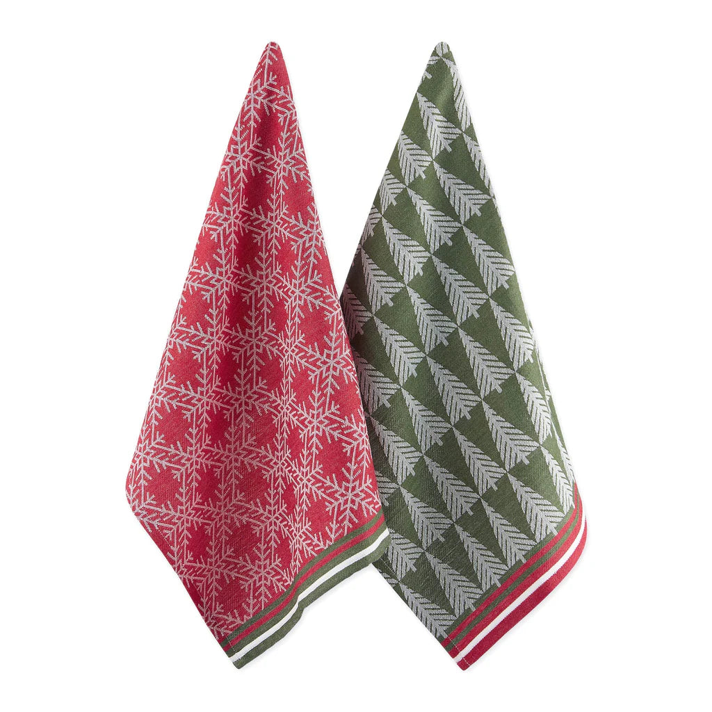 Balsam Stroll Jacquard Dishtowel