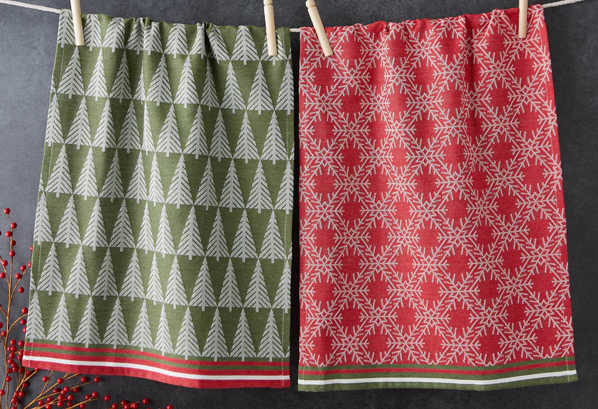 Balsam Stroll Jacquard Dishtowel