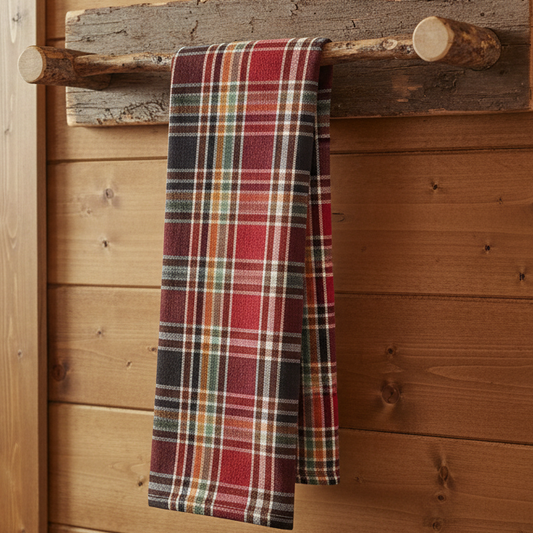 High Country Plaid Dishtowel