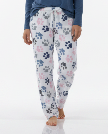 Paw Print Fleece Pants