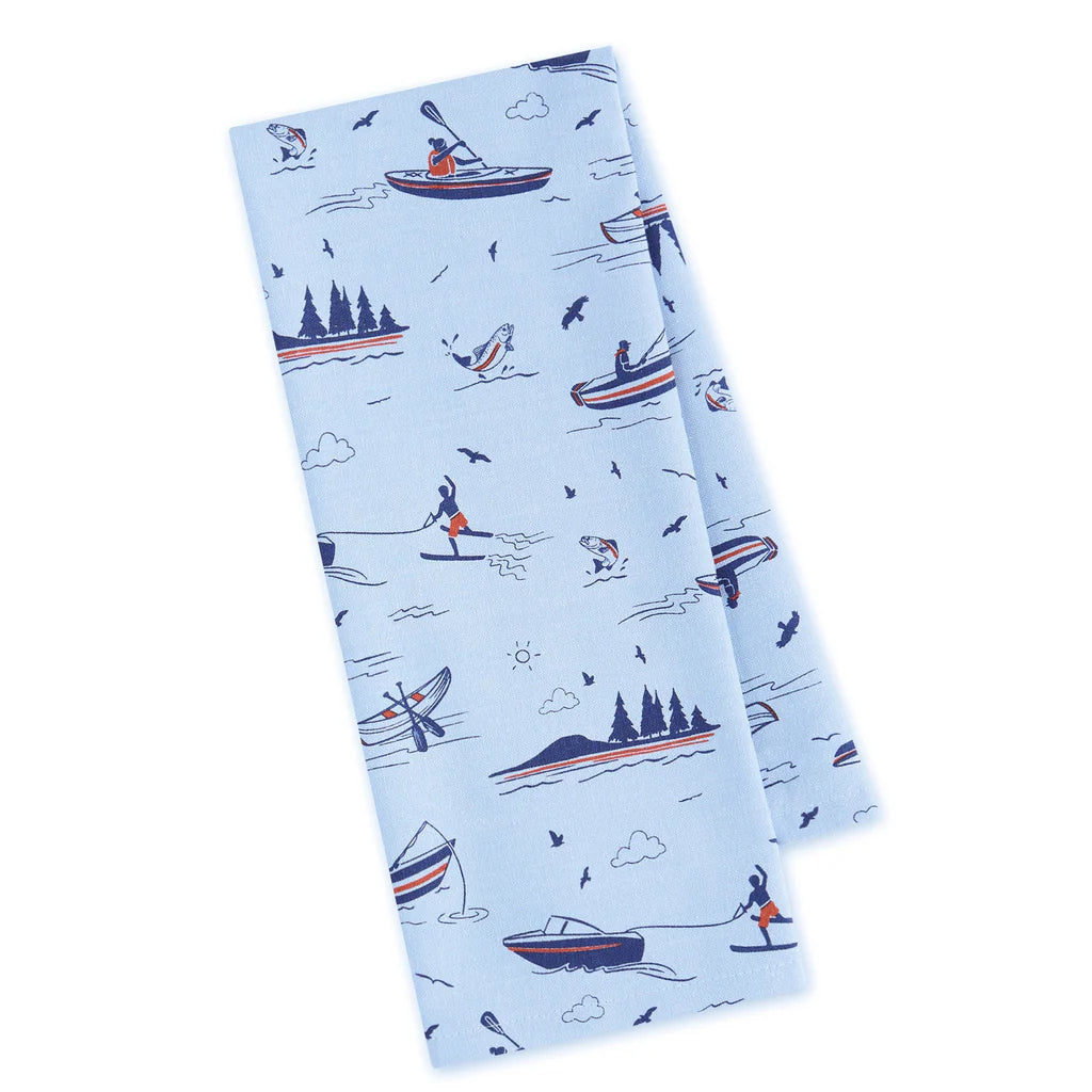 Lake Life Dish Towel