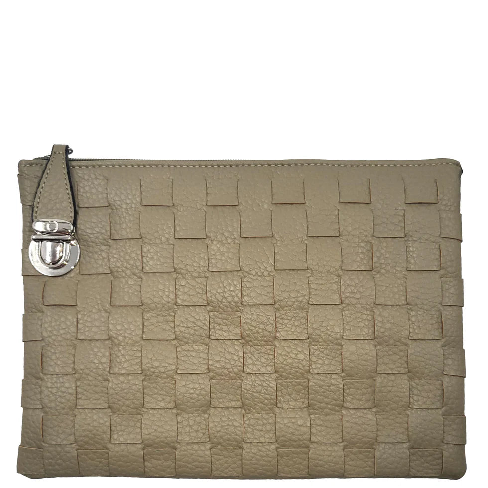 Nancy Basket Weave Handbag