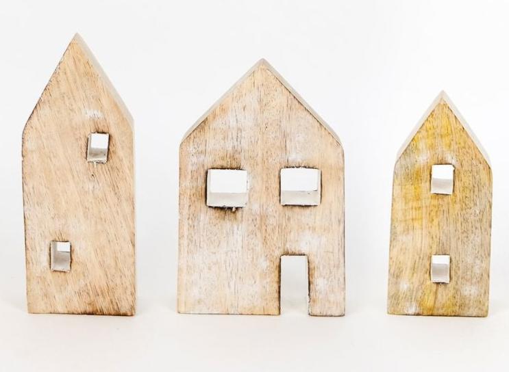 Cutout Wood Houses