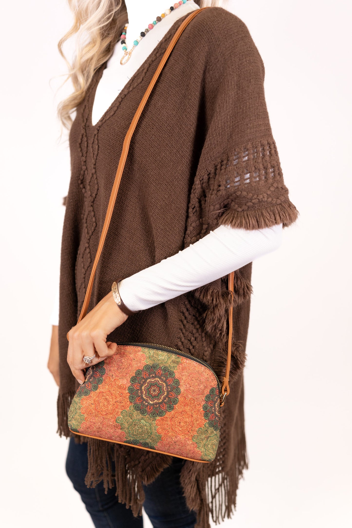 Cork Dome Crossbody Bag