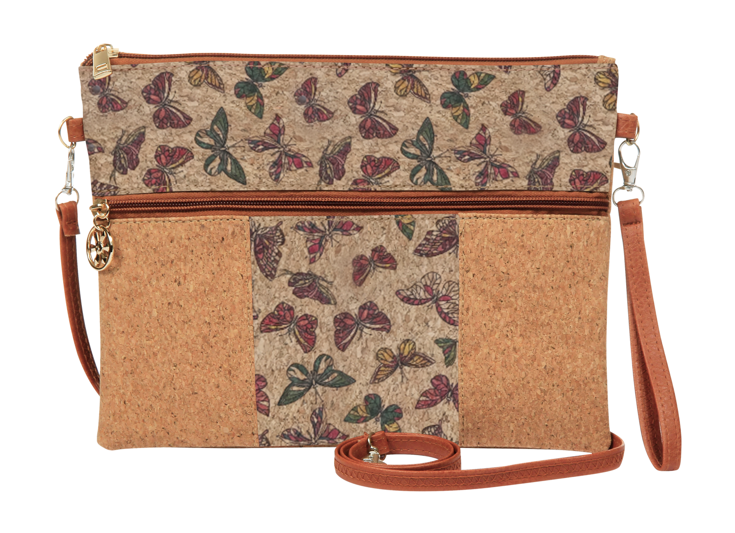 Cork Horizontal Crossbody Bag