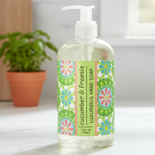 Flower Garden Liquid Soap