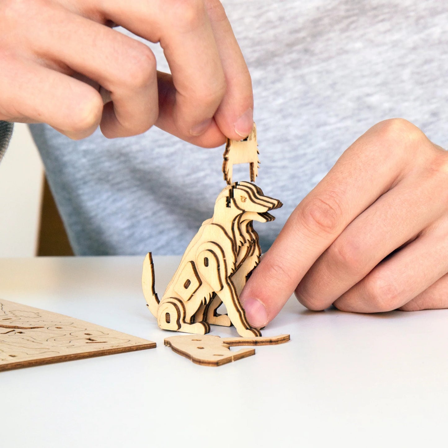 Small 3D Wooden Puzzle