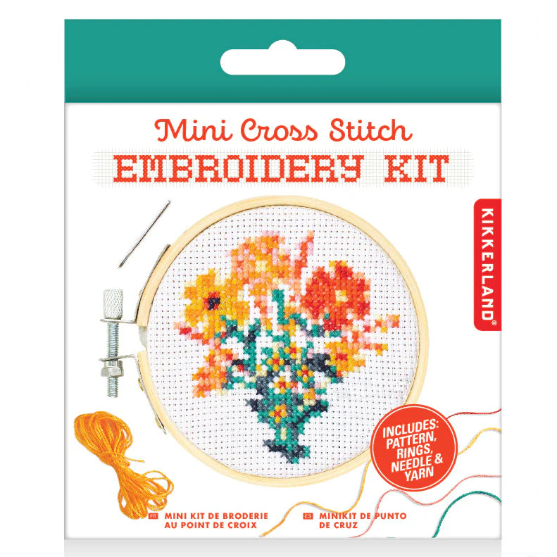 Mini Cross Stitch Embroidery Kit