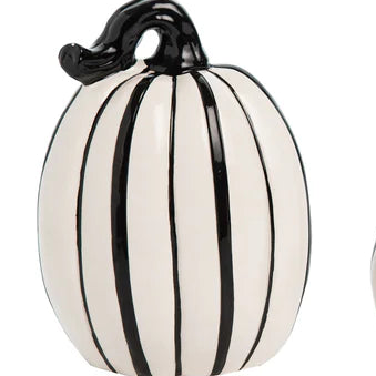 Black & White Stripe Pmpkn