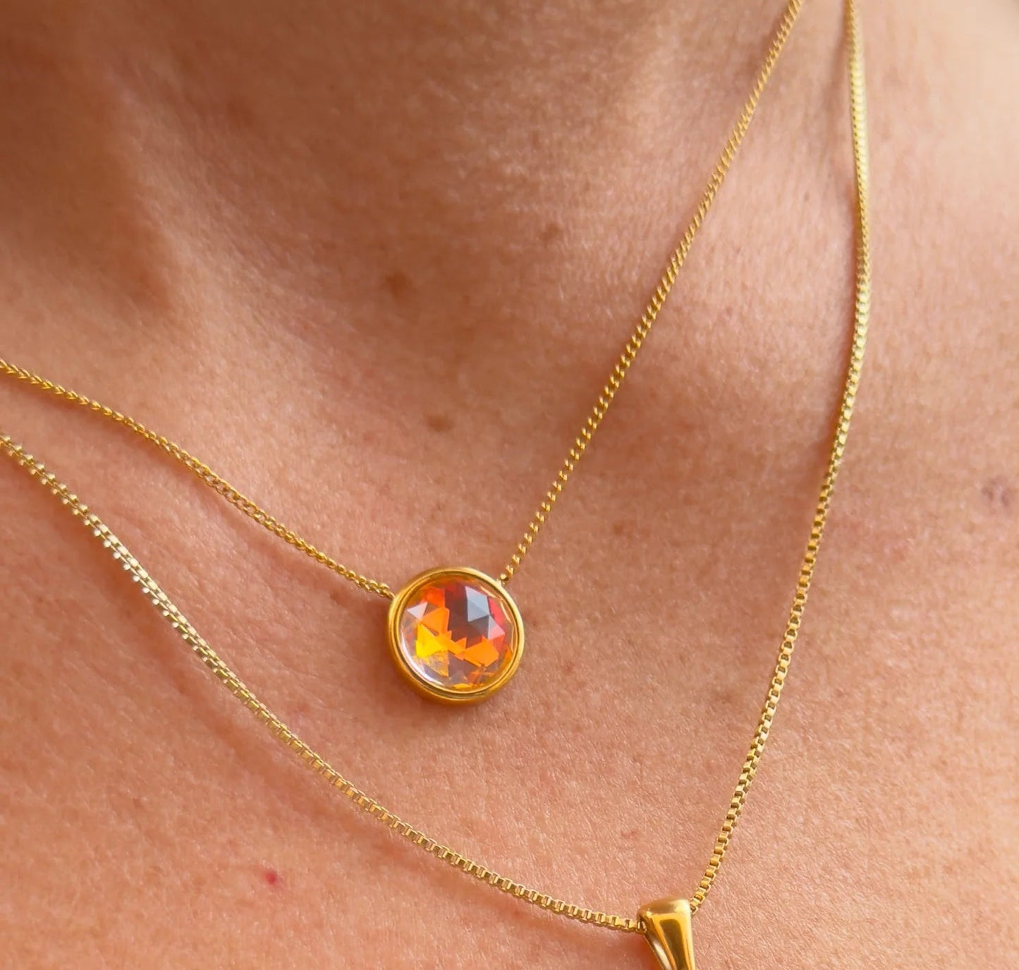 Halo Crystal Necklace