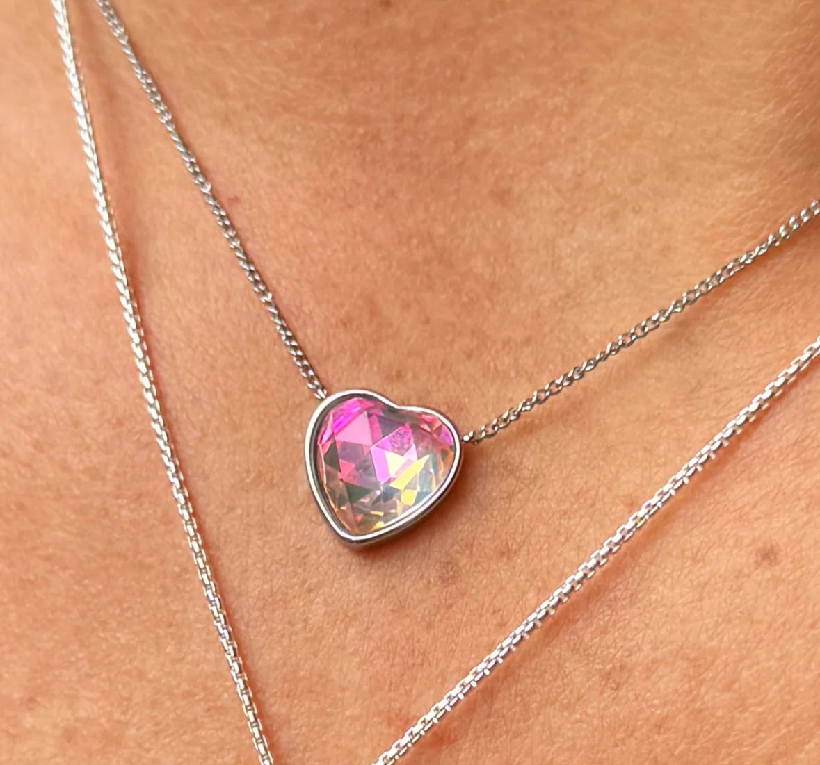 Halo Heart necklace