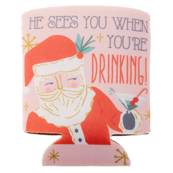 Santa Can Cooler