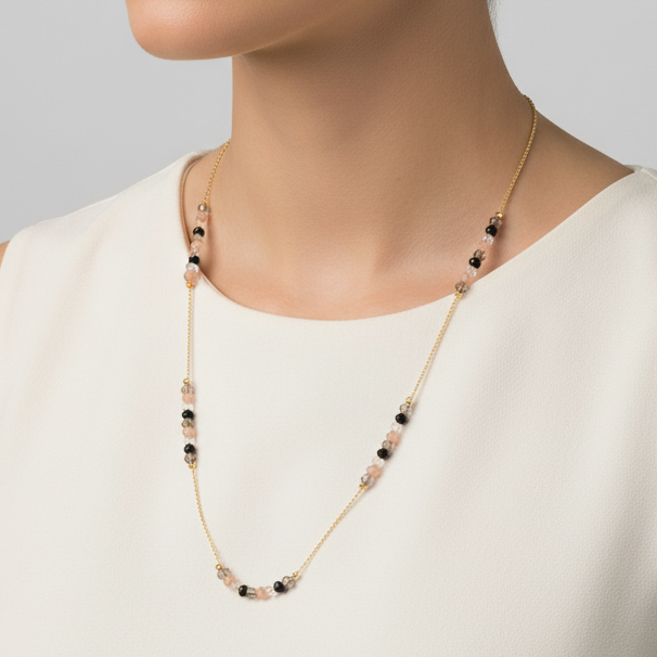 Crystal and Gold Necklace