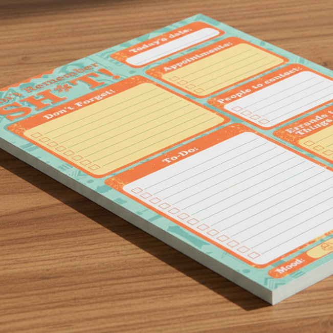 Can't Remember Sh*t Notepad
