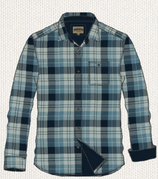 Jack Plaid Knit Shirt