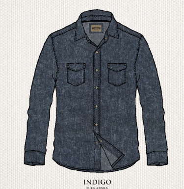 Wyatt Vintyage Denim Shirt