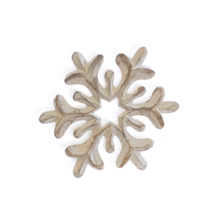 Wht Wash Snowflake