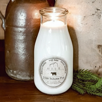 Milk Bottle Candle