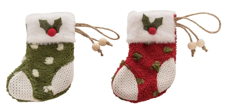 Mini Knit Stocking Orn