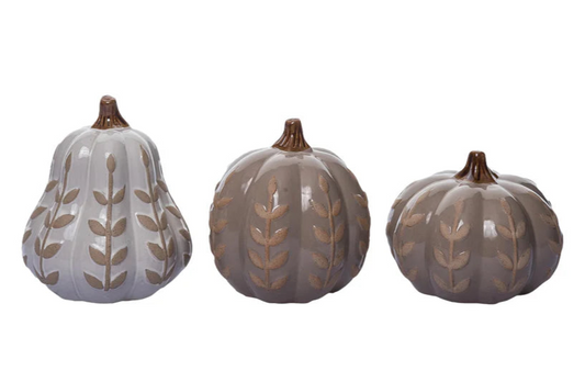 Leaf Pattern Pumpkin