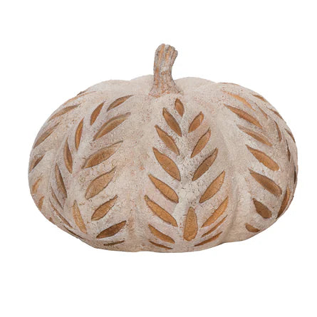 Leaf Pattern Pumpkin