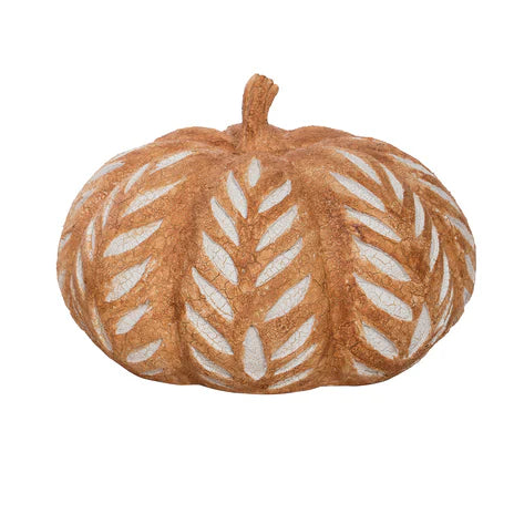 Leaf Pattern Pumpkin