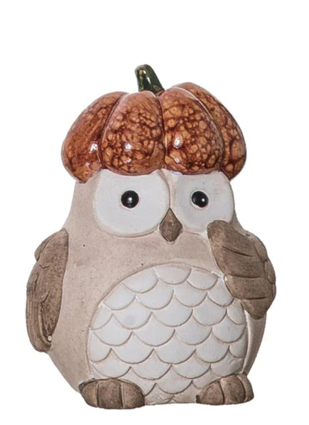 Owl with Pumkin Hat