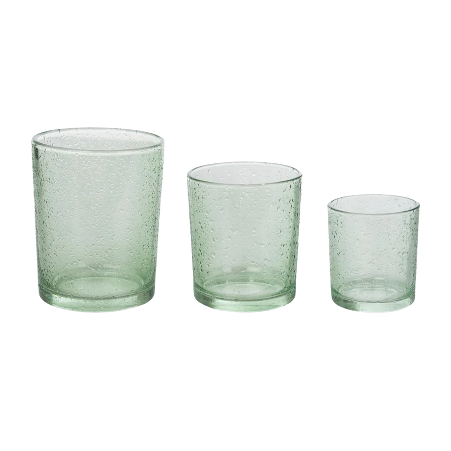 Raindrops Glass Votive