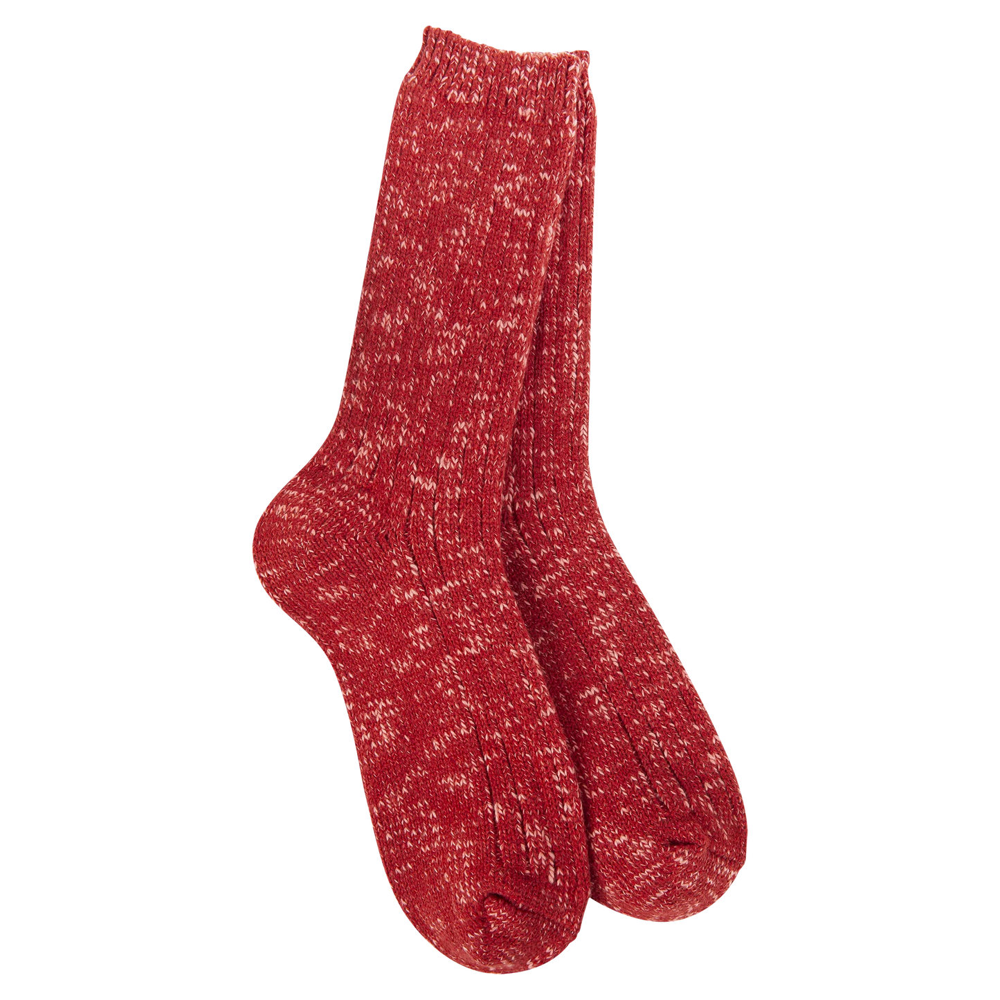 Marled Slub Crew Socks