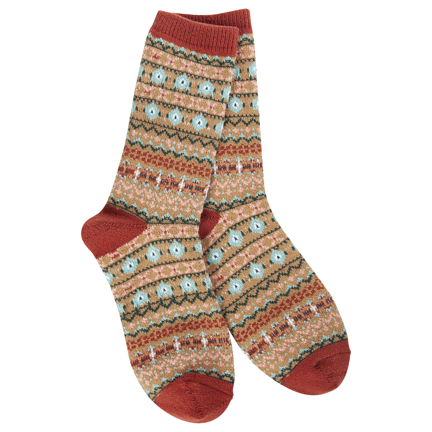 Fair Isle Crew Sock