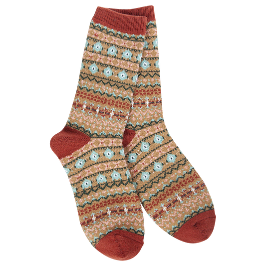 Fair Isle Crew Sock