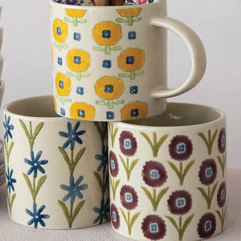 Flower Print Mug