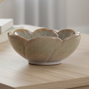 Stoneware Flower Bowl