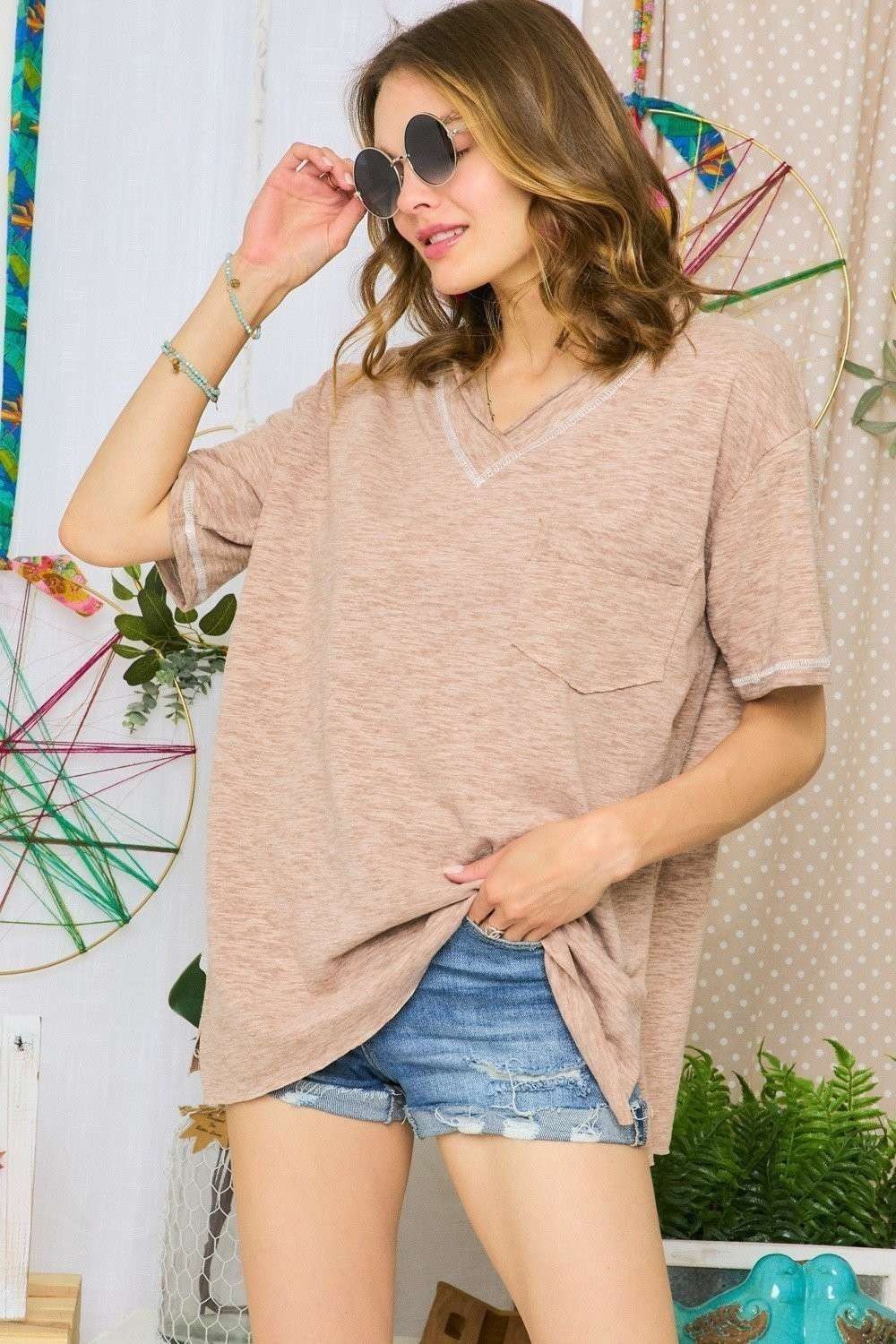 Everly Vneck Top