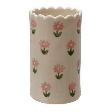 Flower Print Mini Vase