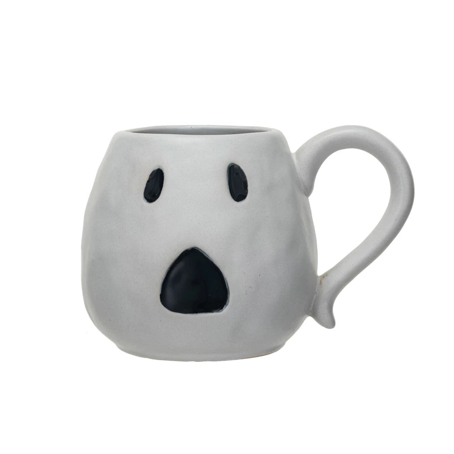 Stoneware Ghost Mug