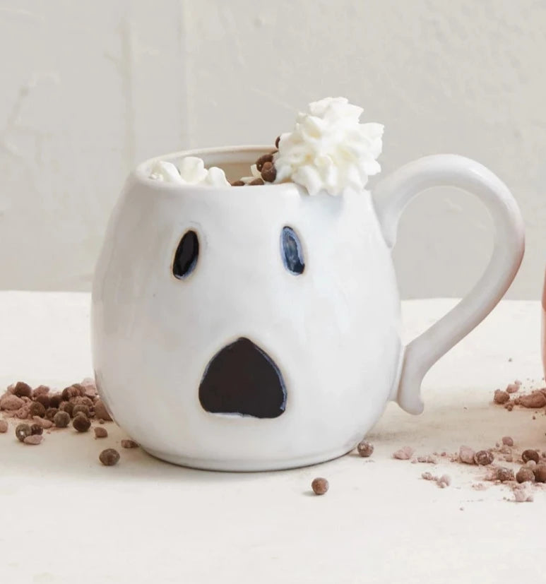 Stoneware Ghost Mug