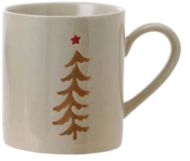 Hand Painted Tree Mug