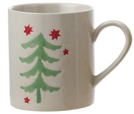 Hand Painted Tree Mug